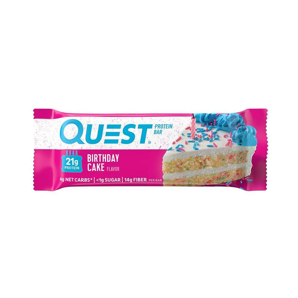 Quest Nutrition Protein Bar Delectable Dessert Variety Pack 1. Low Carb Meal Replacement Bar with over 20 Gram of Protein. High Fiber, Gluten-Free (12 Count)