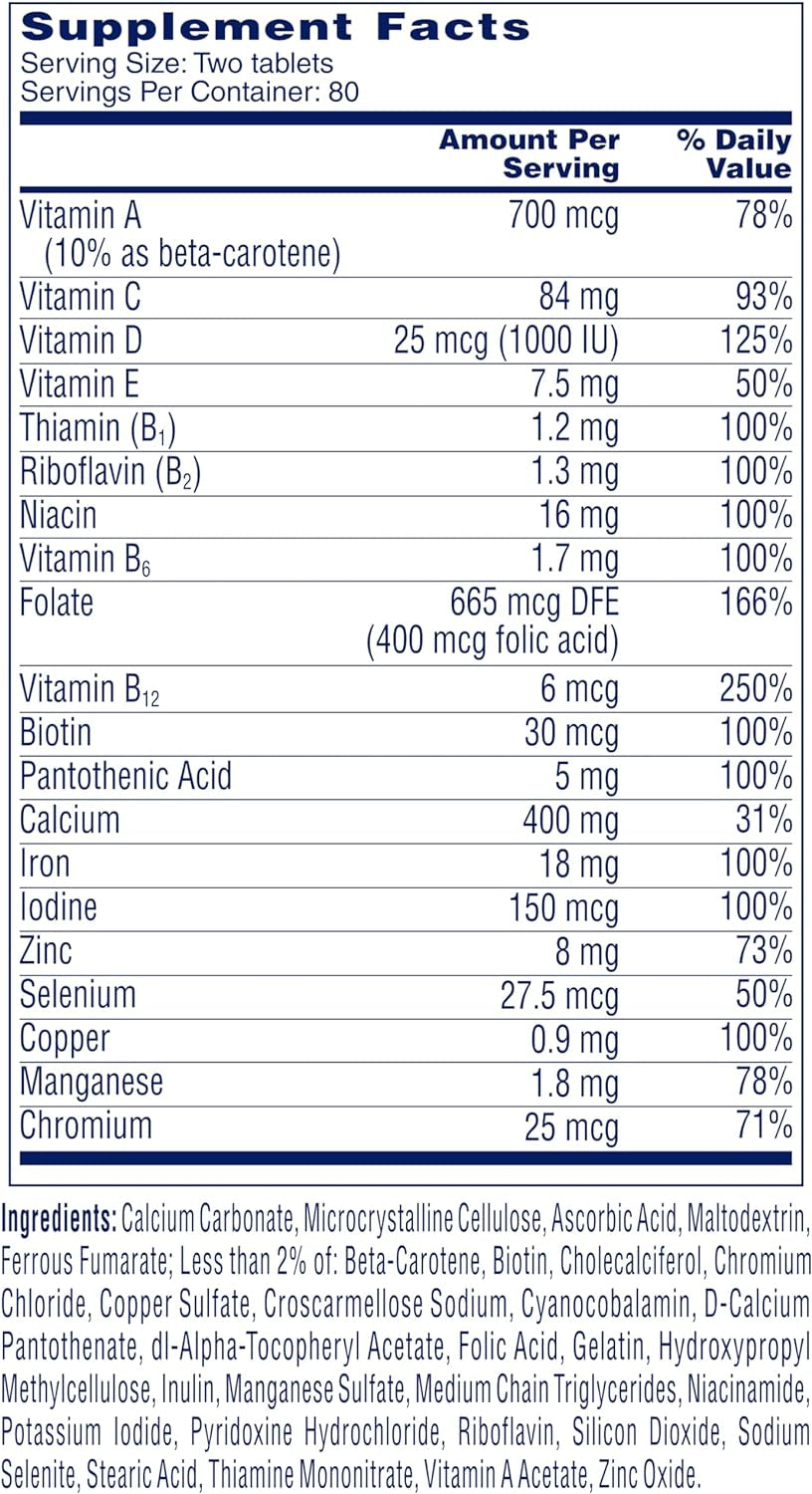 One a Day Women’S Petites Multivitamin,Supplement with Vitamin A, C, D, E and Zinc for Immune Health Support, B Vitamins, Biotin, Folate (As Folic Acid) & More,Tablet