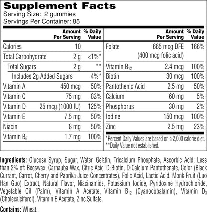 One a Day Women’s Multivitamin Gummies, Multivitamin for Women with Vitamin A, C, D, E and Zinc for Immune Health Support*, Calcium & More, 170 Count