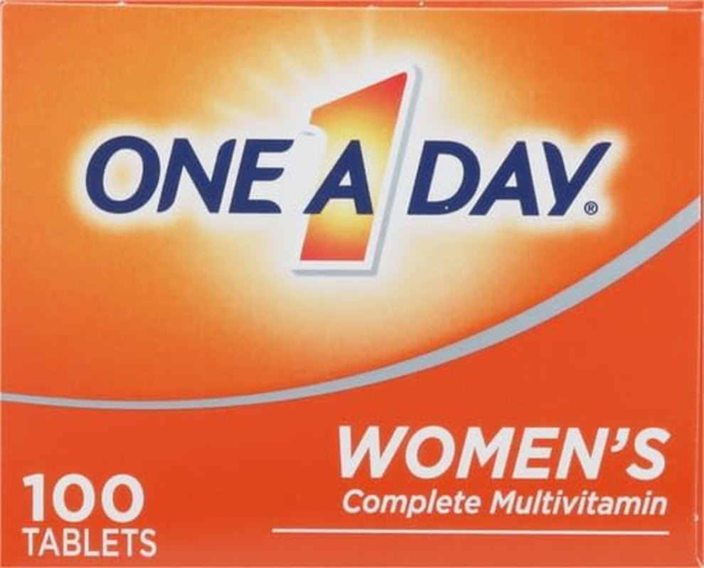 One a Day Women’s Multivitamin, Supplement with Vitamin A, Vitamin C, Vitamin D, Vitamin E and Zinc for Immune Health Support, B12, Biotin, Calcium & More, Tablet, 100 Count