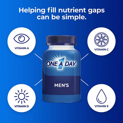 One a Day Men’s Multivitamin Gummies, Multivitamin for Men with Vitamin A, C, D, E, Calcium & More to Support Healthy Muscle Function, Gummies, 80 Count