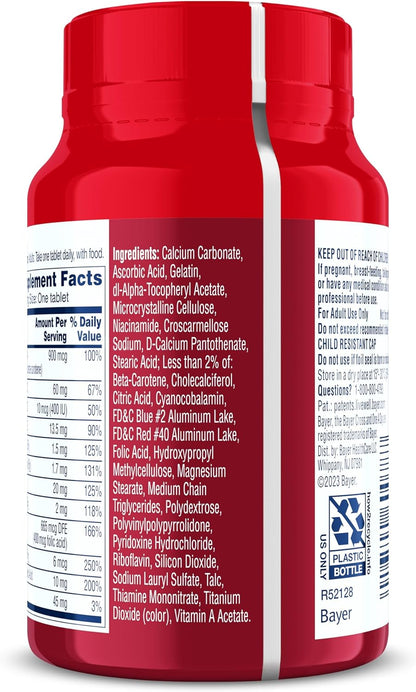 One-A-Day Daily Essentials, Multivitamin for Women & Men, Supports Healthy Brain and Muscle Function and Immune Health, Adult Multivitamin with Vitamin D, Vitamin B12, and Vitamin E, 150 Count​