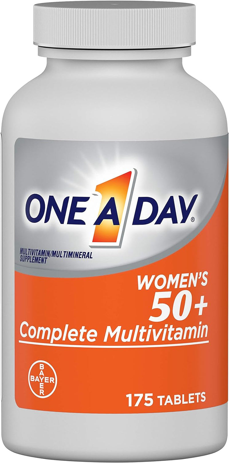 One a Day Women’S 50+ Multivitamins, Multivitamin for Women with Vitamin A, C, D, E and Zinc for Immune Health Support*, Calcium & More, 100 Count