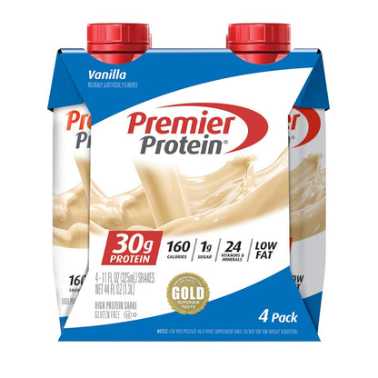 Premier Protein 30G Shakes Strawberries Cream 11 Fluid Ounces, Strawberry Shake, 44 Fl Oz