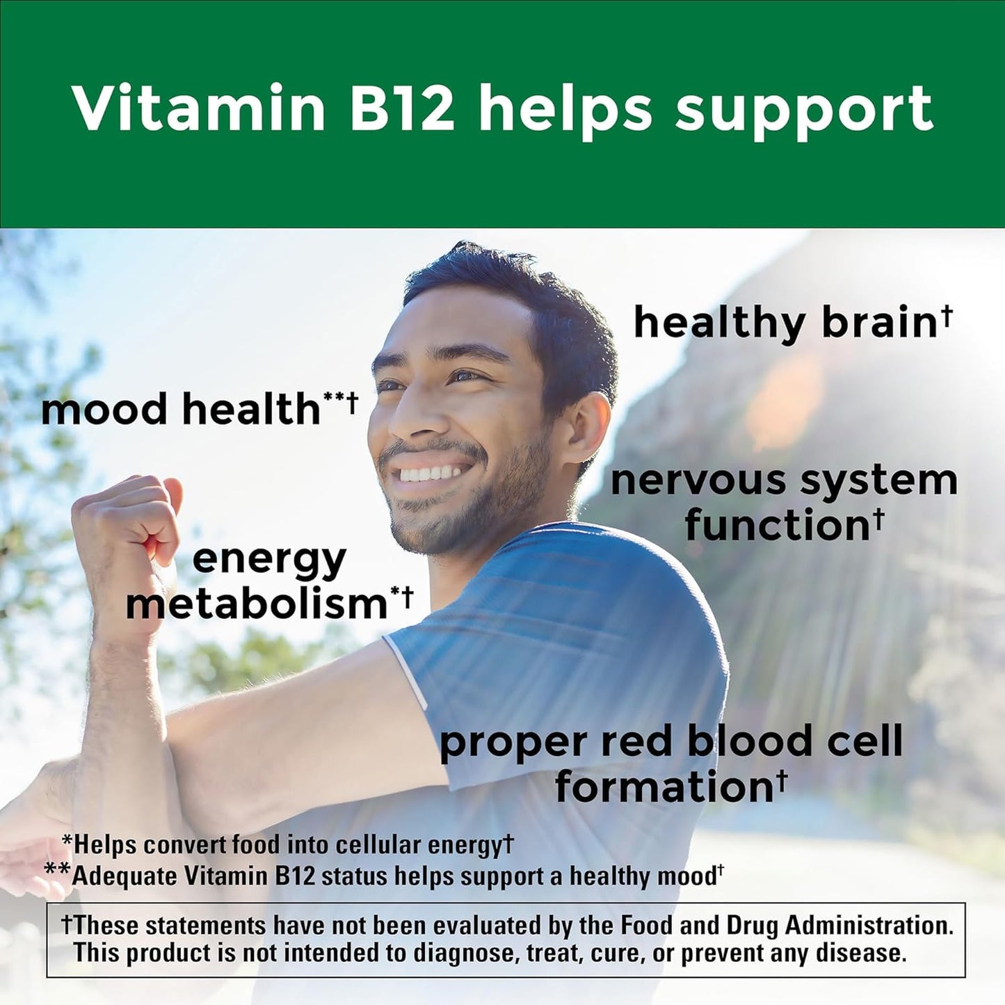 Nature Made Energy B12 1000 Mcg, Dietary Supplement for Energy Metabolism Support