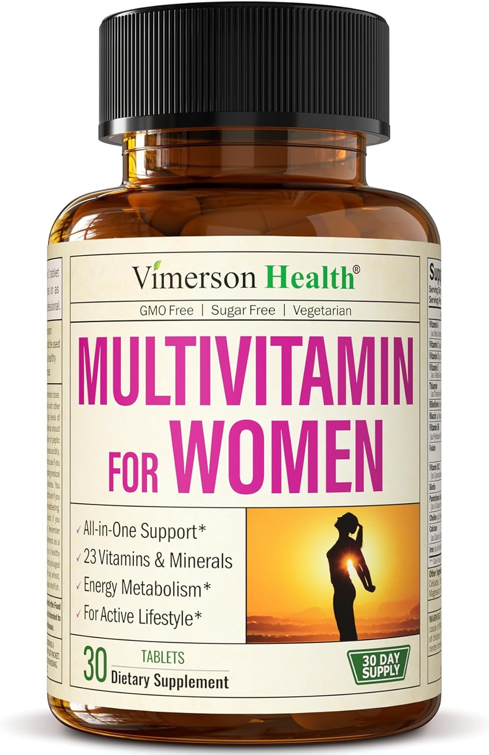 Multivitamin for Women - Womens Multivitamin & Multimineral Supplement for Energy, Mood, Hair, Skin & Nails - Womens Daily Multivitamins A, B, C, D, E, Zinc, Calcium & More. Women'S Vitamins Capsules