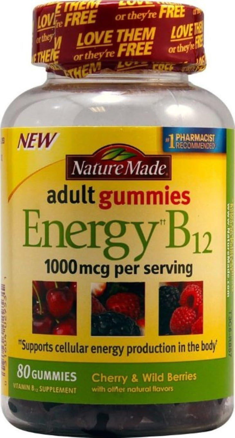 Nature Made Energy B12 1000 Mcg, Dietary Supplement for Energy Metabolism Support