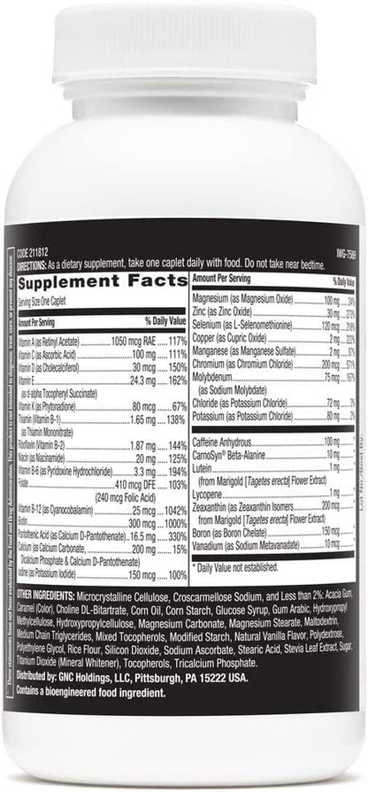 GNC Mega Men Sport Energy Daily Multivitamin - 60 Caplets (60 Servings)