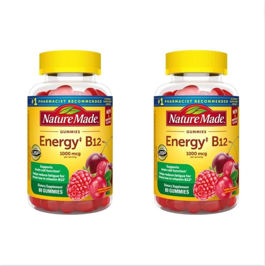 Nature Made Energy B12 1000 Mcg, Dietary Supplement for Energy Metabolism Support