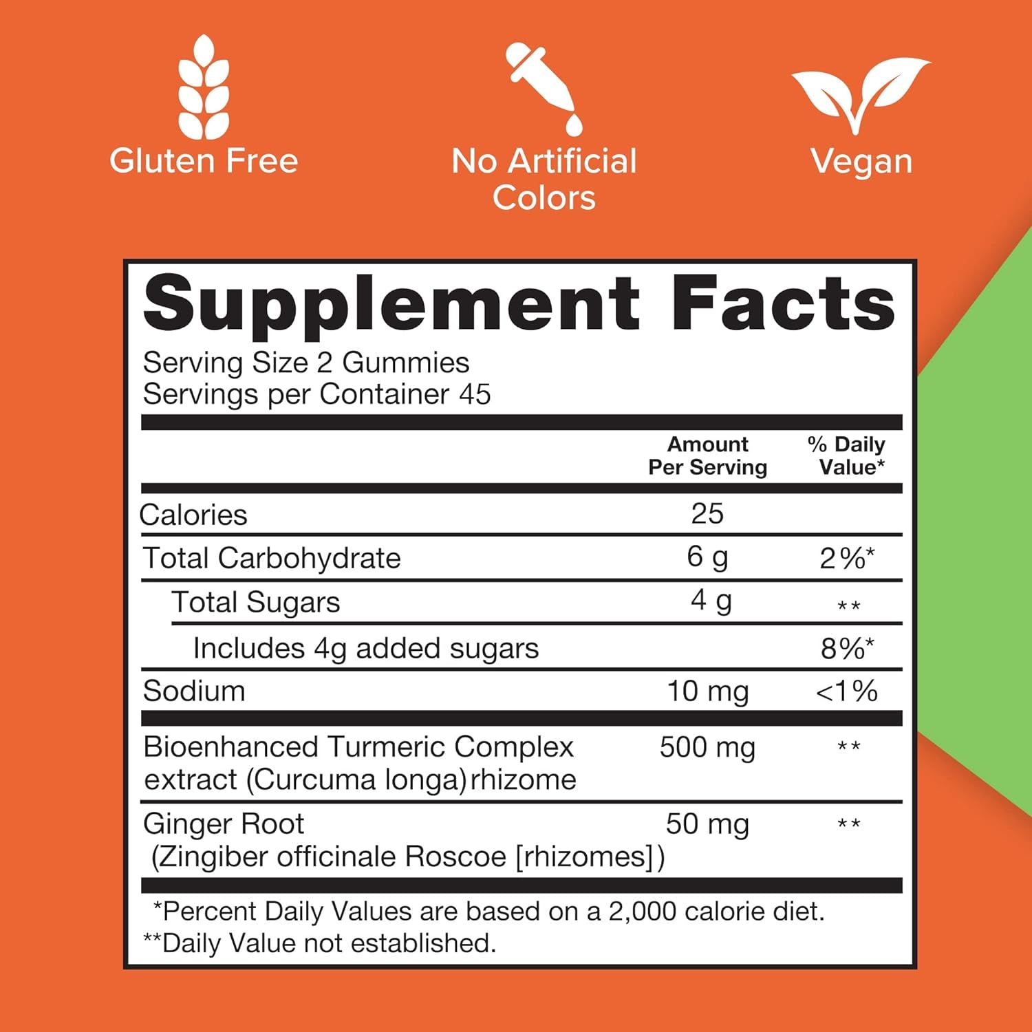 Qunol Turmeric and Ginger Gummies - Joint Support Supplement with Ultra High Absorption, 90 Count Vegan and Gluten Free Gummies