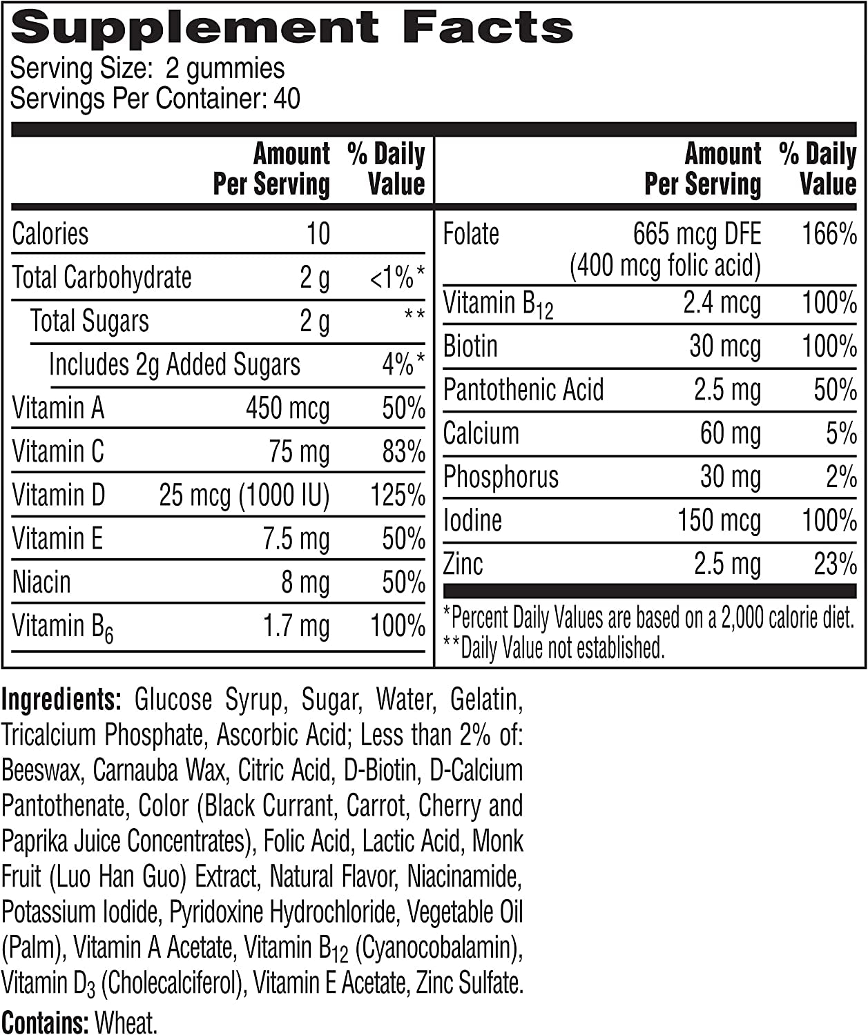 One a Day Women’s Multivitamin Gummies, Supplement with Vitamin A, C, D, E and Zinc for Immune Health Support*, Calcium & More, 80 Count