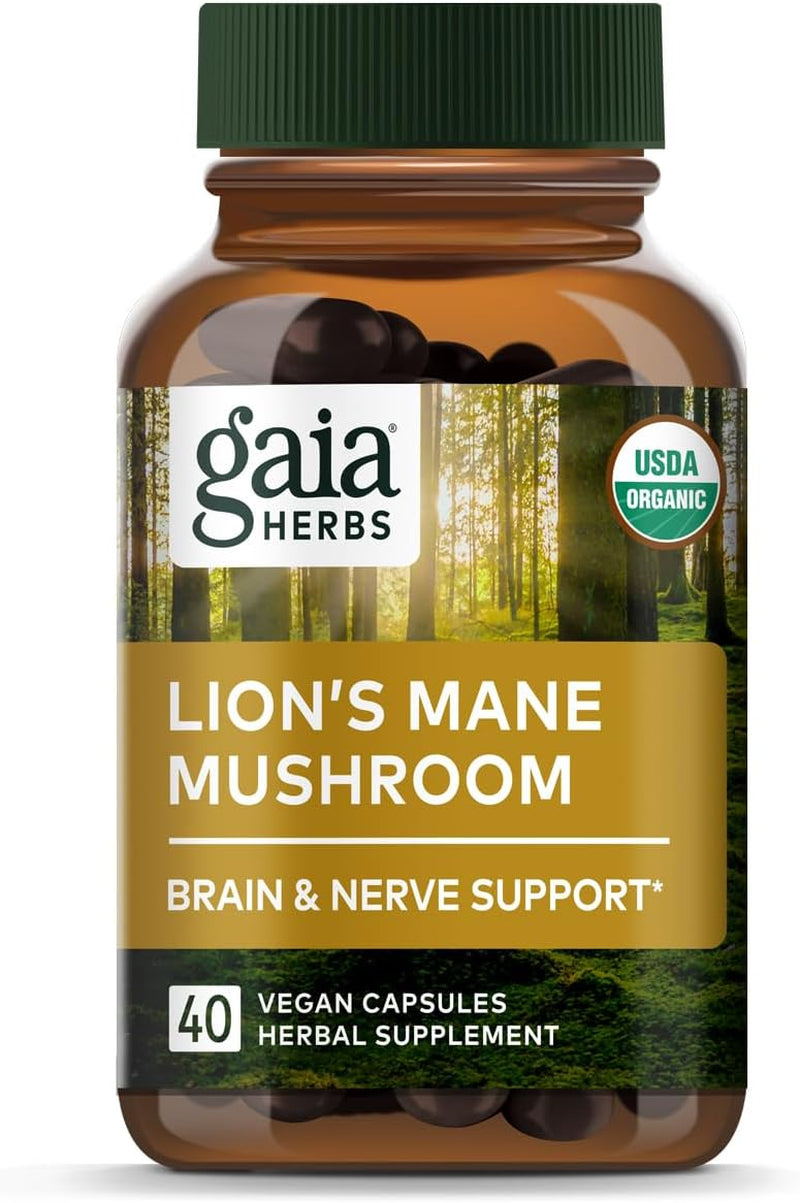 Gaia Herbs, Lions Mane Mushroom