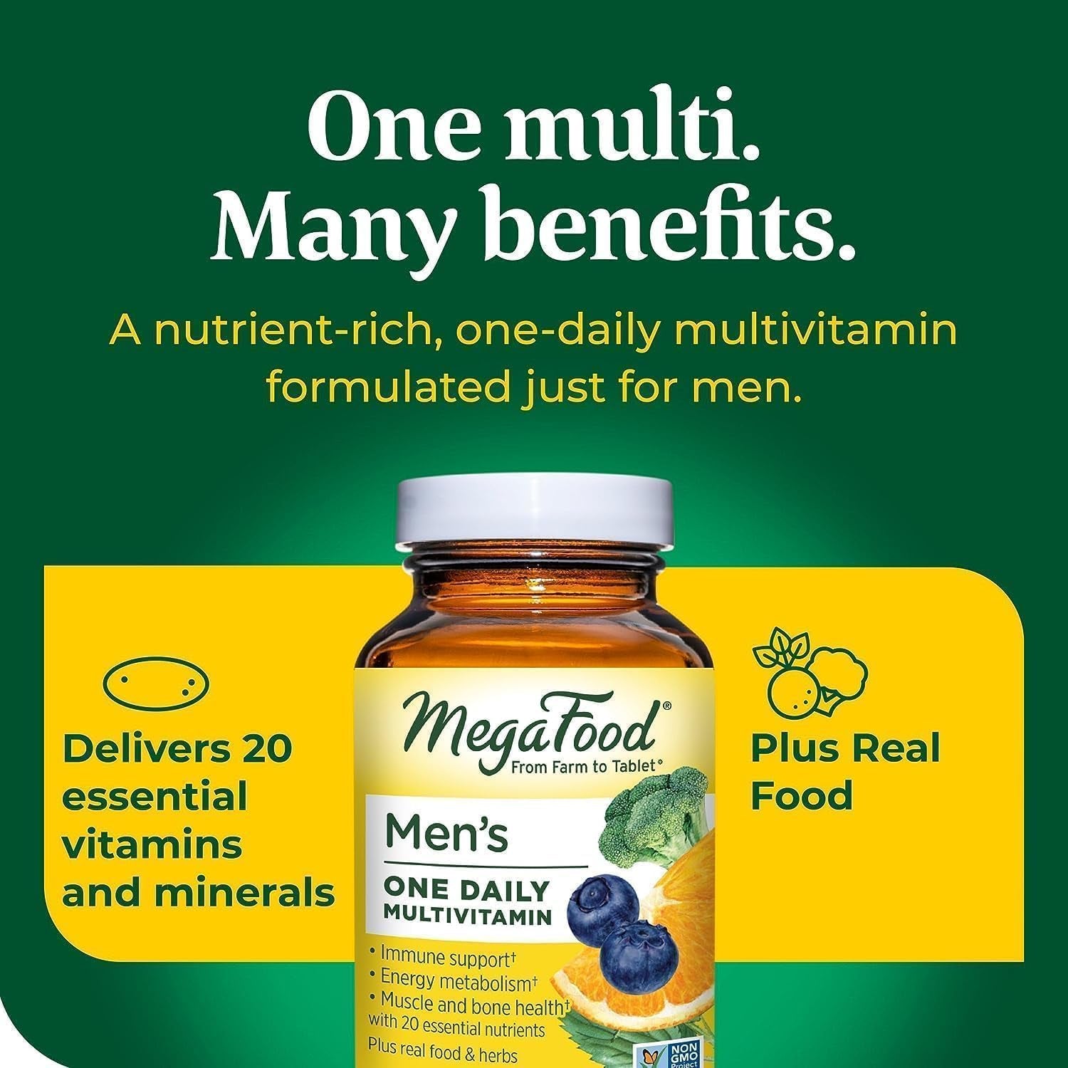 Megafood, Men's One Daily, 30 Count