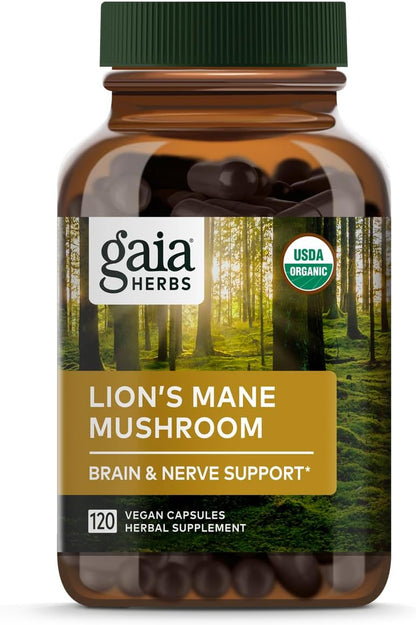 Gaia Herbs, Lions Mane Mushroom