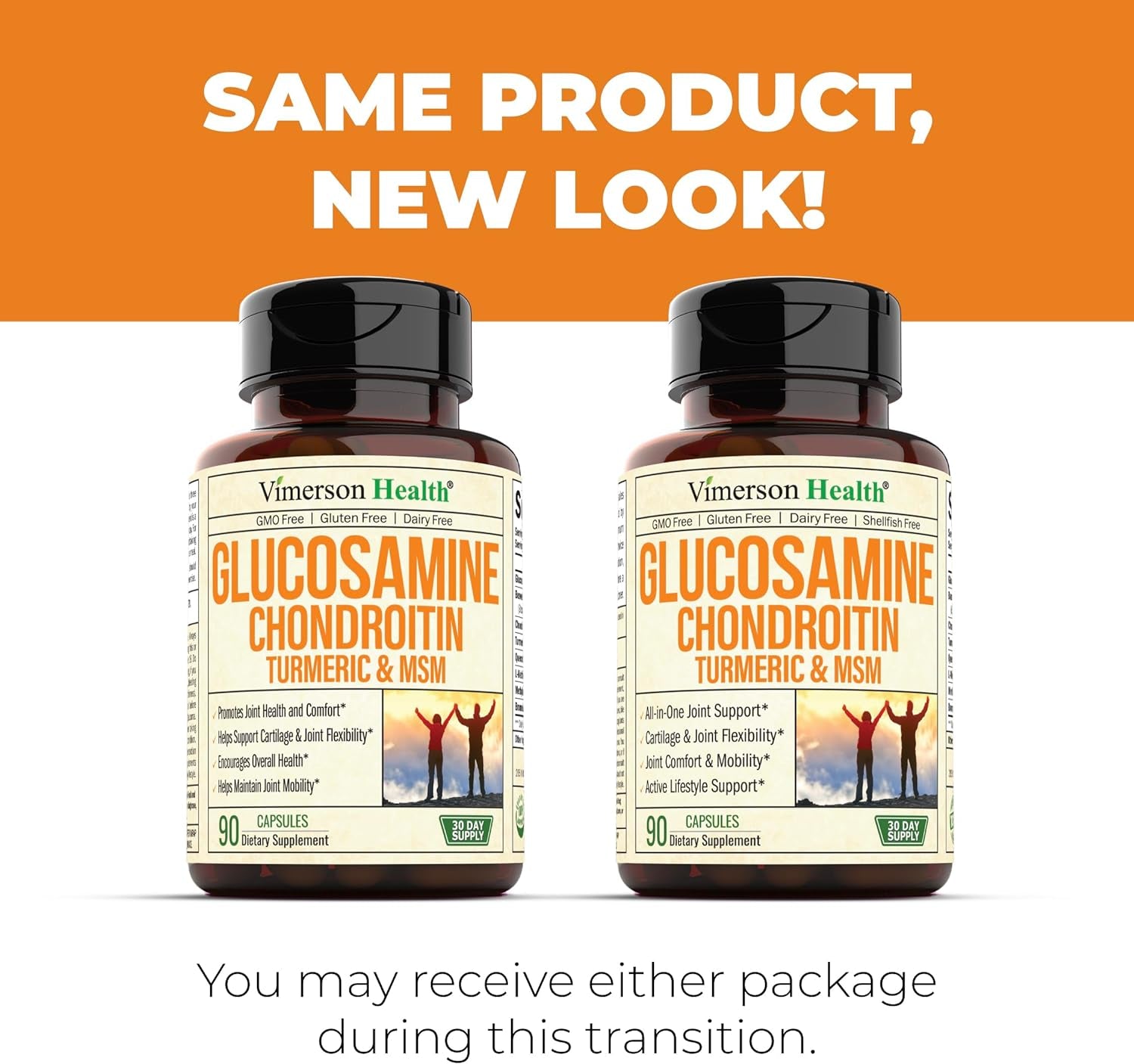 Glucosamine Chondroitin MSM Turmeric Boswellia - Joint Support Supplement. Antioxidant Properties. Helps with Inflammatory Response. Occasional Discomfort Relief for Back, Knees & Hands. 90 Capsules