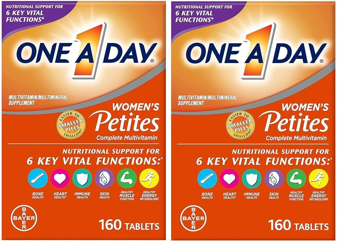 One a Day Women’S Petites Multivitamin,Supplement with Vitamin A, C, D, E and Zinc for Immune Health Support, B Vitamins, Biotin, Folate (As Folic Acid) & More,Tablet