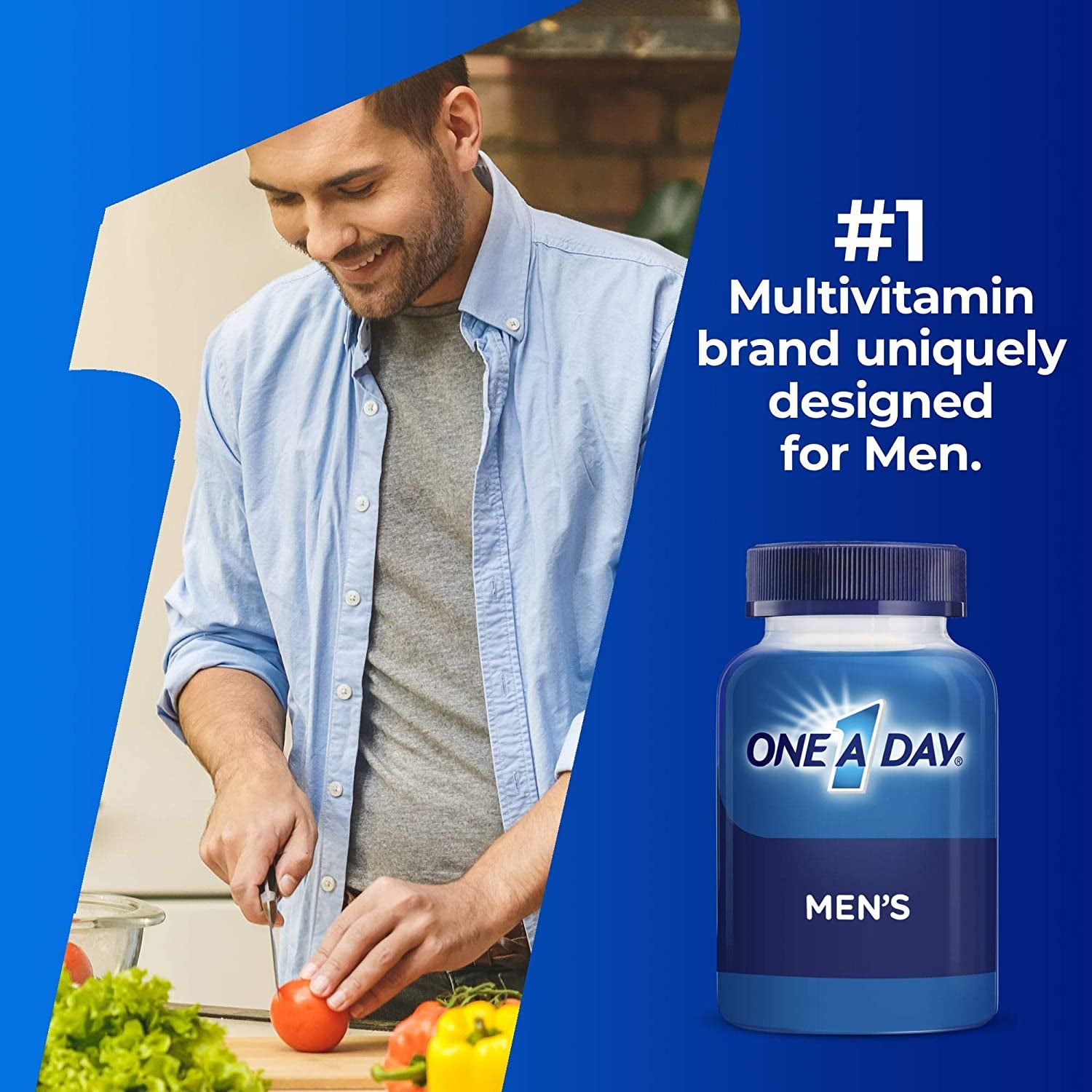 One a Day Men’s Multivitamin Gummies, Multivitamin for Men with Vitamin A, C, D, E, Calcium & More to Support Healthy Muscle Function, Gummies, 80 Count