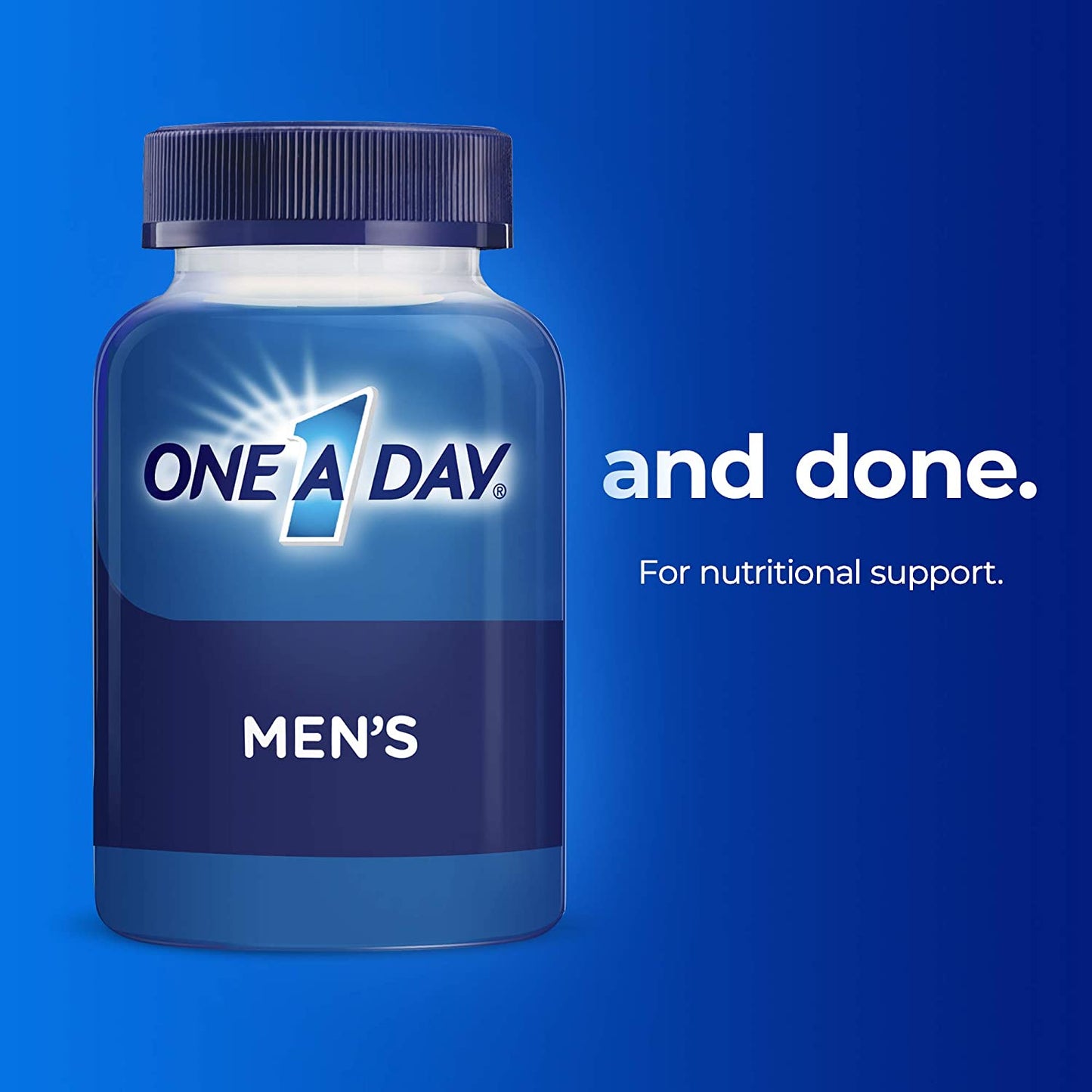 One a Day Men’s Multivitamin, Supplement Tablet with Vitamin A, Vitamin C, Vitamin D, Vitamin E and Zinc for Immune Health Support, B12, Calcium & More (Packaging May Vary)